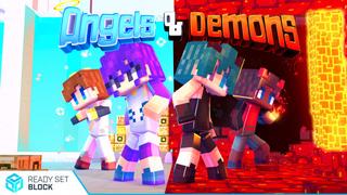 Thumbnail of the Minecraft Bedrock Marketplace product Angels & Demons created by Ready, Set, Block!.