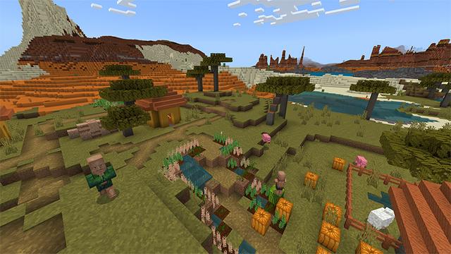Screenshot of the Minecraft Bedrock Marketplace product Better Modern Textures created by Ready, Set, Block!.