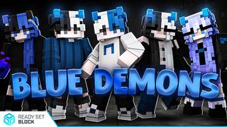 Thumbnail of the Minecraft Bedrock Marketplace product Blue Demons created by Ready, Set, Block!.