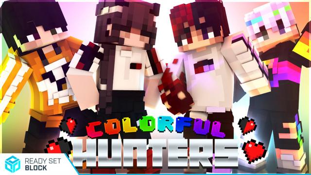 Thumbnail of the Minecraft Bedrock Marketplace product Colorful Hunters created by Ready, Set, Block!.