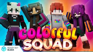 Thumbnail of the Minecraft Bedrock Marketplace product Colorful Squad created by Ready, Set, Block!.