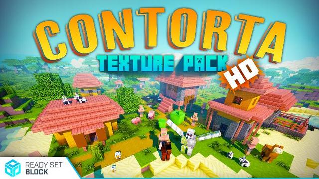 Thumbnail of the Minecraft Bedrock Marketplace product Contorta - HD Texture Pack created by Ready, Set, Block!.