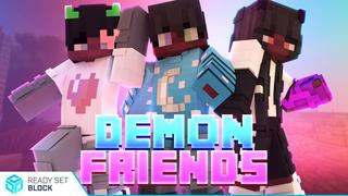 Thumbnail of the Minecraft Bedrock Marketplace product Demon Friends created by Ready, Set, Block!.