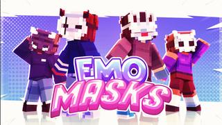 Thumbnail of the Minecraft Bedrock Marketplace product Emo Masks created by Ready, Set, Block!.