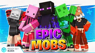 Thumbnail of the Minecraft Bedrock Marketplace product Epic Mobs created by Ready, Set, Block!.