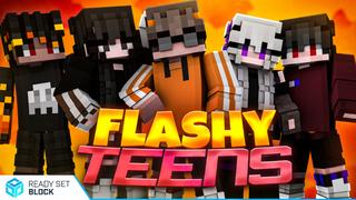 Thumbnail of the Minecraft Bedrock Marketplace product Flashy Teens created by Ready, Set, Block!.