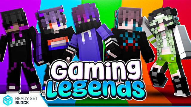 Thumbnail of the Minecraft Bedrock Marketplace product Gaming Legends created by Ready, Set, Block!.