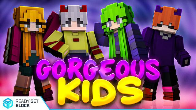 Thumbnail of the Minecraft Bedrock Marketplace product Gorgeous Kids created by Ready, Set, Block!.
