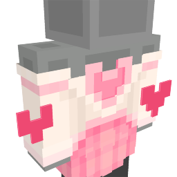 Thumbnail of the Minecraft Bedrock Marketplace product Hearts Dress created by Ready, Set, Block!.