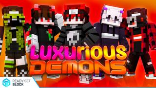 Thumbnail of the Minecraft Bedrock Marketplace product Luxurious Demons created by Ready, Set, Block!.