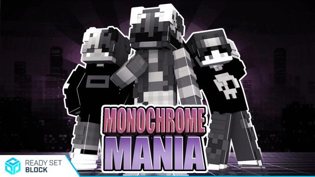 Thumbnail of the Minecraft Bedrock Marketplace product Monochrome Mania created by Ready, Set, Block!.