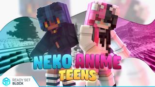 Thumbnail of the Minecraft Bedrock Marketplace product Neko Anime Teens created by Ready, Set, Block!.