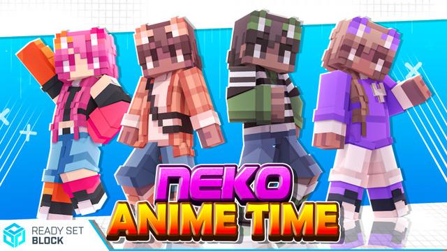 Thumbnail of the Minecraft Bedrock Marketplace product Neko Anime Time created by Ready, Set, Block!.