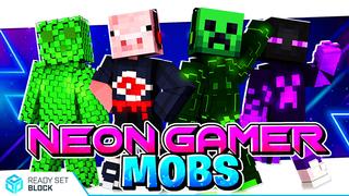 Thumbnail of the Minecraft Bedrock Marketplace product Neon Gamer Mobs created by Ready, Set, Block!.
