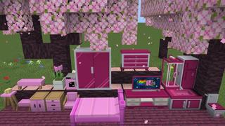 Screenshot of the Minecraft Bedrock Marketplace product Pink Expansion created by Ready, Set, Block!.
