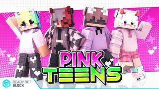 Thumbnail of the Minecraft Bedrock Marketplace product Pink Teens created by Ready, Set, Block!.