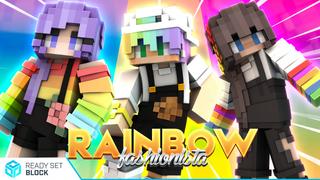 Thumbnail of the Minecraft Bedrock Marketplace product Rainbow Fashionista created by Ready, Set, Block!.