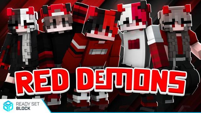 Thumbnail of the Minecraft Bedrock Marketplace product Red Demons created by Ready, Set, Block!.