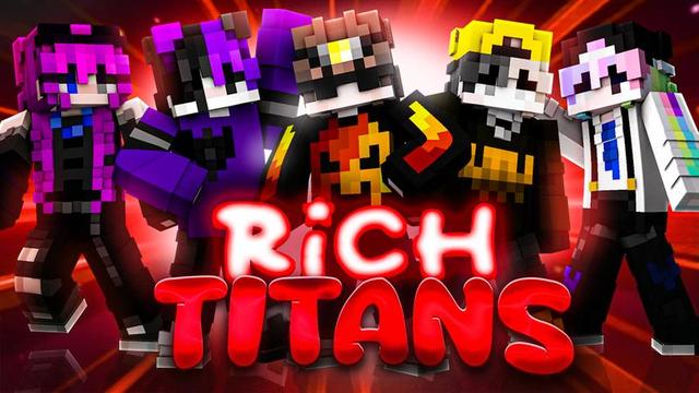 Thumbnail of the Minecraft Bedrock Marketplace product Rich Titans created by Ready, Set, Block!.