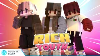Thumbnail of the Minecraft Bedrock Marketplace product Rich Youth created by Ready, Set, Block!.