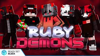 Thumbnail of the Minecraft Bedrock Marketplace product Ruby Demons created by Ready, Set, Block!.