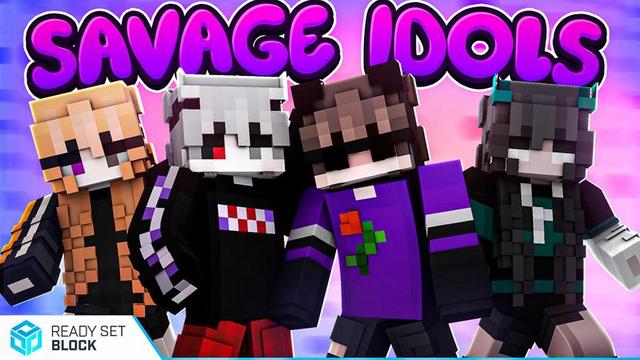 Thumbnail of the Minecraft Bedrock Marketplace product Savage Idols created by Ready, Set, Block!.