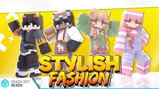 Thumbnail of the Minecraft Bedrock Marketplace product Stylish Fashion created by Ready, Set, Block!.