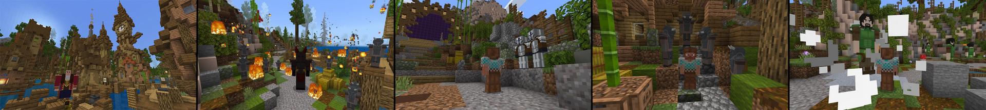 Panorama of the Minecraft Bedrock Marketplace product The Lost Hero: Episode Two created by Ready, Set, Block!.
