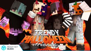 Thumbnail of the Minecraft Bedrock Marketplace product Trendy Halloween Friends created by Ready, Set, Block!.