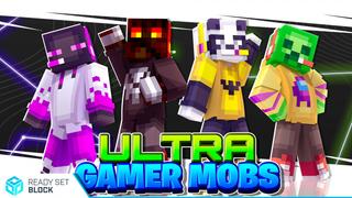 Thumbnail of the Minecraft Bedrock Marketplace product Ultra Gamer Mobs created by Ready, Set, Block!.