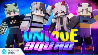 Thumbnail of the Minecraft Bedrock Marketplace product Unique Squad created by Ready, Set, Block!.