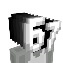 Thumbnail of the Minecraft Bedrock Marketplace product 67 Head created by Red Eagle Studios.