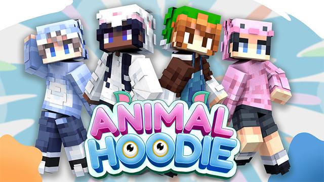 Thumbnail of the Minecraft Bedrock Marketplace product Animal Hoodie created by Red Eagle Studios.