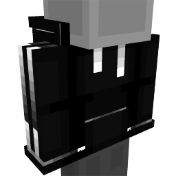 Thumbnail of the Minecraft Bedrock Marketplace product Black White Hacker Sweater created by Red Eagle Studios.