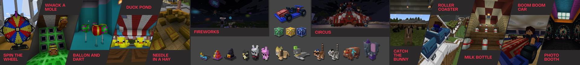 Panorama of the Minecraft Bedrock Marketplace product CARNIVAL created by Red Eagle Studios.