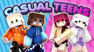 Thumbnail of the Minecraft Bedrock Marketplace product CASUAL TEENS created by Red Eagle Studios.
