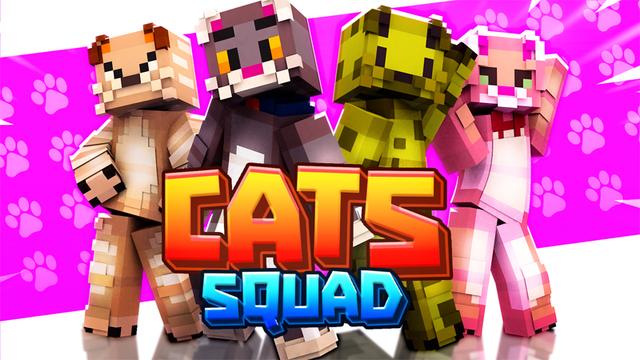 Thumbnail of the Minecraft Bedrock Marketplace product Cats Squad created by Red Eagle Studios.