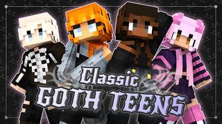Thumbnail of the Minecraft Bedrock Marketplace product Classic Goth Teens created by Red Eagle Studios.