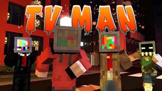 Thumbnail of the Minecraft Bedrock Marketplace product Creepy TV Man Heads created by Red Eagle Studios.
