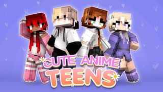 Thumbnail of the Minecraft Bedrock Marketplace product Cute Anime Teens created by Red Eagle Studios.
