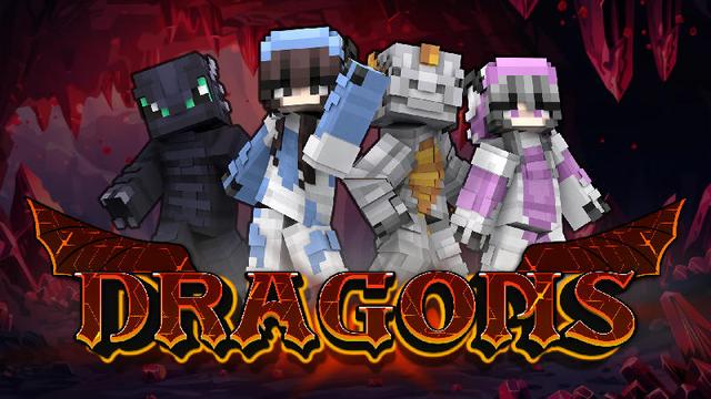 Thumbnail of the Minecraft Bedrock Marketplace product Dragons created by Red Eagle Studios.