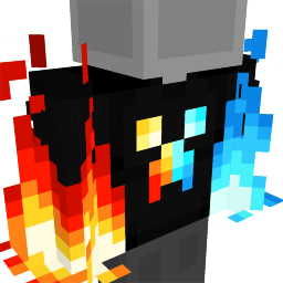 Thumbnail of the Minecraft Bedrock Marketplace product Dual Fire Creeper Hoodie created by Red Eagle Studios.