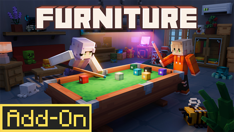 Thumbnail of the Minecraft Bedrock Marketplace product Furniture created by Red Eagle Studios.