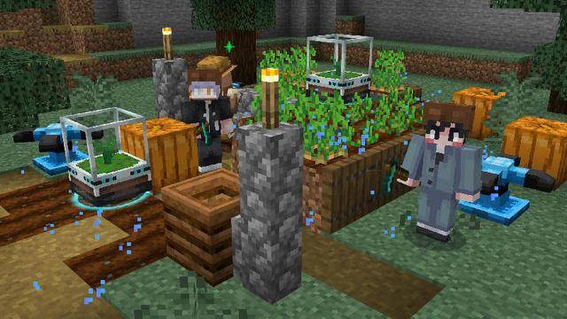 Screenshot of the Minecraft Bedrock Marketplace product Gadgets Add-On created by Red Eagle Studios.
