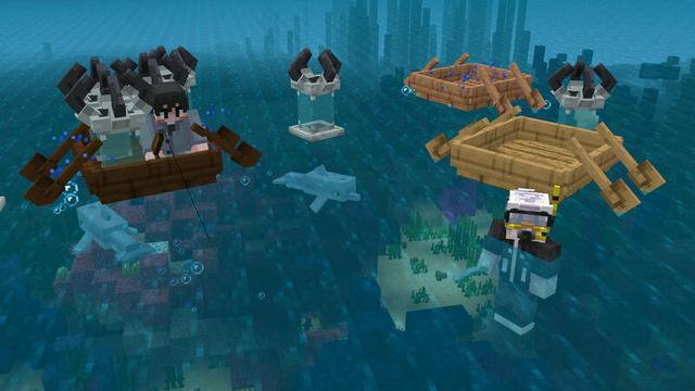 Screenshot of the Minecraft Bedrock Marketplace product Gadgets Add-On created by Red Eagle Studios.