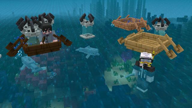 Screenshot of the Minecraft Bedrock Marketplace product Gadgets Add-On created by Red Eagle Studios.