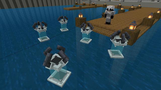 Screenshot of the Minecraft Bedrock Marketplace product Gadgets Add-On created by Red Eagle Studios.