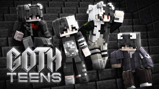 Thumbnail of the Minecraft Bedrock Marketplace product Goth Teens created by Red Eagle Studios.