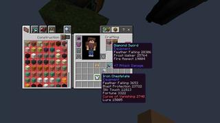 Screenshot of the Minecraft Bedrock Marketplace product Hacker One Block created by Red Eagle Studios.
