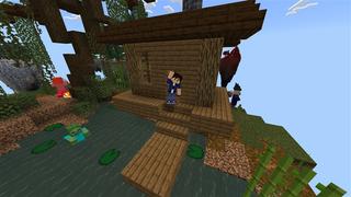 Screenshot of the Minecraft Bedrock Marketplace product Hacker One Block created by Red Eagle Studios.